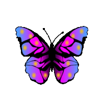 Mayanksuyal happy animal butterfly Sticker