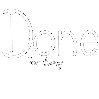 White Line Work Sticker