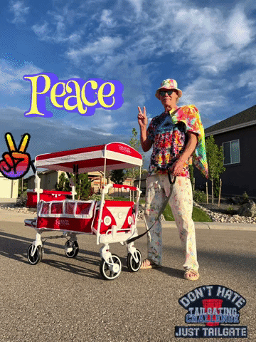 Peace Out GIF by Tailgating Challenge