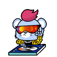 Crypto Rock Out Sticker by Loaded Lions