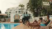 Swimming Pool Oops GIF by Death In Paradise