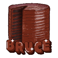 Bruce Get Baked Sticker by Native 21