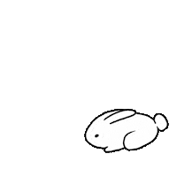 Bunny Rabbit Sticker by Heldenglück