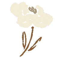 Flower Sticker by Bonnie Christine