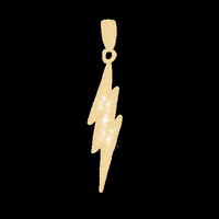 MirandaFrye jewelry mirandafrye miranda frye lightning bolt charm GIF