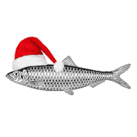 Christmas Herring Sticker by Klädesholmen Seafood