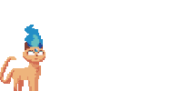 cat pixel art Sticker by brunopixels