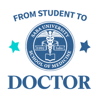 Doctor Commencement Sticker by GUS Med and Vet Schools