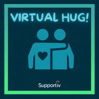 Long Distance Hug GIF by Supportiv