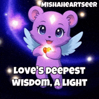 Peace Floating GIF by MishaHeartseer