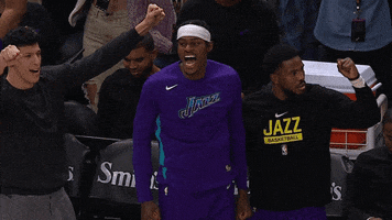 Happy Basketball GIF by Utah Jazz