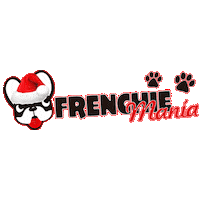 frenchiemania xmas navidad noel bulldog Sticker