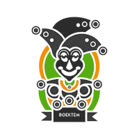 Boektem carnaval boektem Sticker