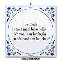Trend Begin Sticker by Tegelspreuken.nl