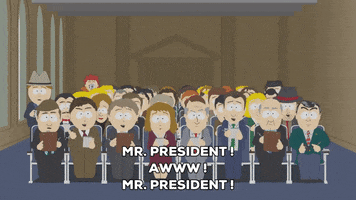 screaming mr. president GIF by South Park 