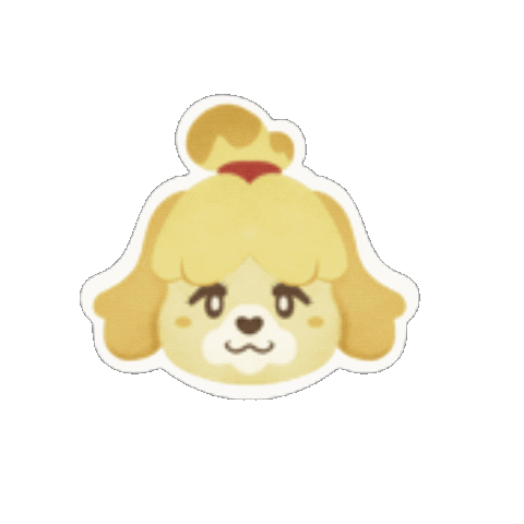 KeikiiArt giphyupload animal crossing new leaf isabelle Sticker