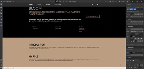 AbbigaleDawn giphyupload design portfolio webflow GIF