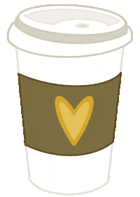 Coffee Shop Love Sticker by Nyla Free Designs Inc