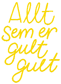 Krot Gult Sticker
