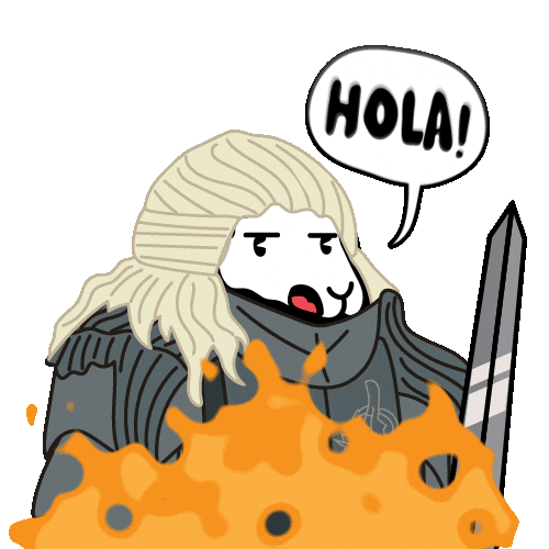 Fire Llama Sticker by Hangertips