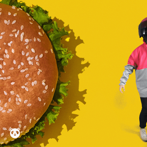 foodpanda_APAC giphyupload happy food pink GIF