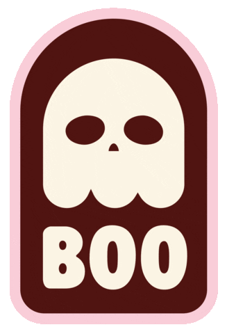 karlaspirit ghost skull fruit boo GIF