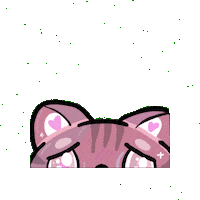 Sad Cat Sticker