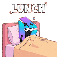 Hungry Lunch Sticker by IDX Solana