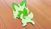 Sprigatito Pokemon Paldea GIF
