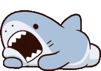 arimoha shark lazy サメ samezu Sticker