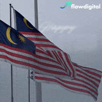 Merdeka Malaysiaday GIF by Flow Digital