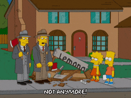 angry bart simpson GIF