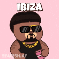 Clubbing Teddy Bear GIF by BEARISH