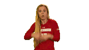 Wisconsin Volleyball Omg Sticker by Wisconsin Badgers