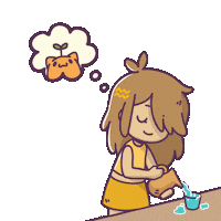 Cat Zoning Out Sticker by Castaways