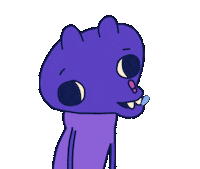 cat zone out Sticker by Mekamee