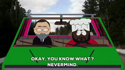 scared car GIF by South Park 