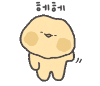 Dallaeng 캐릭터 귀여운 행복 이모티콘 Sticker