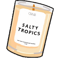oiam_naturals candle soycandle oiam Sticker