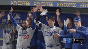 Celebrate Los Angeles Dodgers GIF by MLB