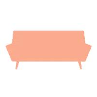 Living Room Bed Sticker by Brosa Design