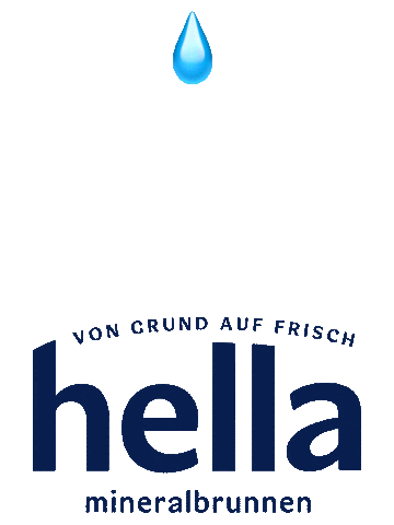water logo Sticker by hella mineralbrunnen