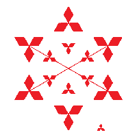 MitsubishiMotorsBeLux christmas snow winter snowflake Sticker