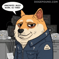 Tired Shiba Inu GIF by Doge Pound