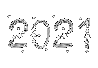 New Year Stars Sticker by Academia Physical Center