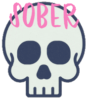Sober Not Dead Sticker by soberIRL