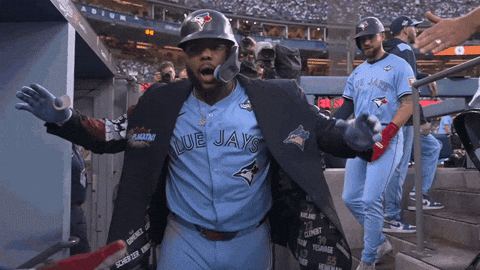 High Five Home Run GIF by Toronto Blue Jays