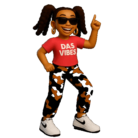 African American Dance Sticker by Dasvibes