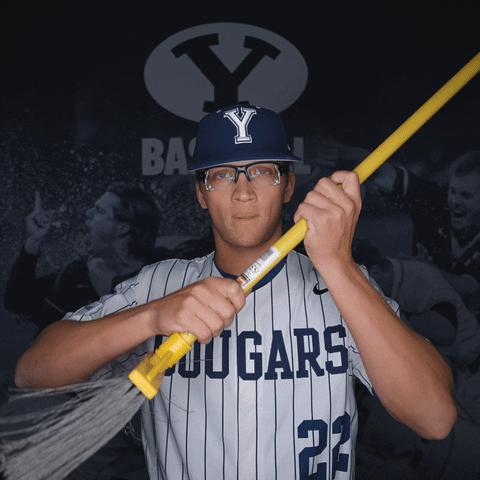 Sport Baseball GIF by BYU Cougars