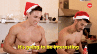 Male Models Decorate Their Ideal (Gingerbread) Men